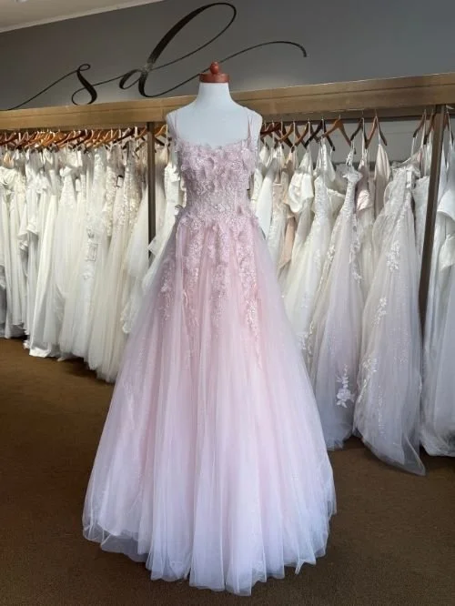 Alyce Paris light pink ballgown prom dress