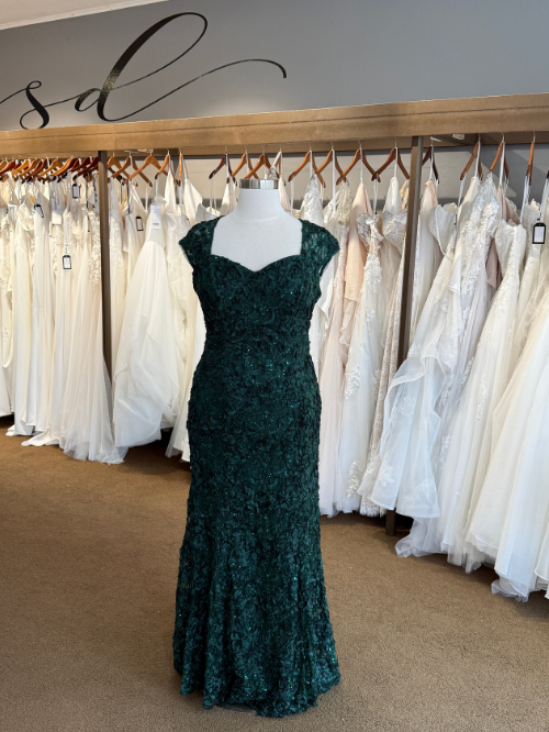 Dark Green Mother's Dress
