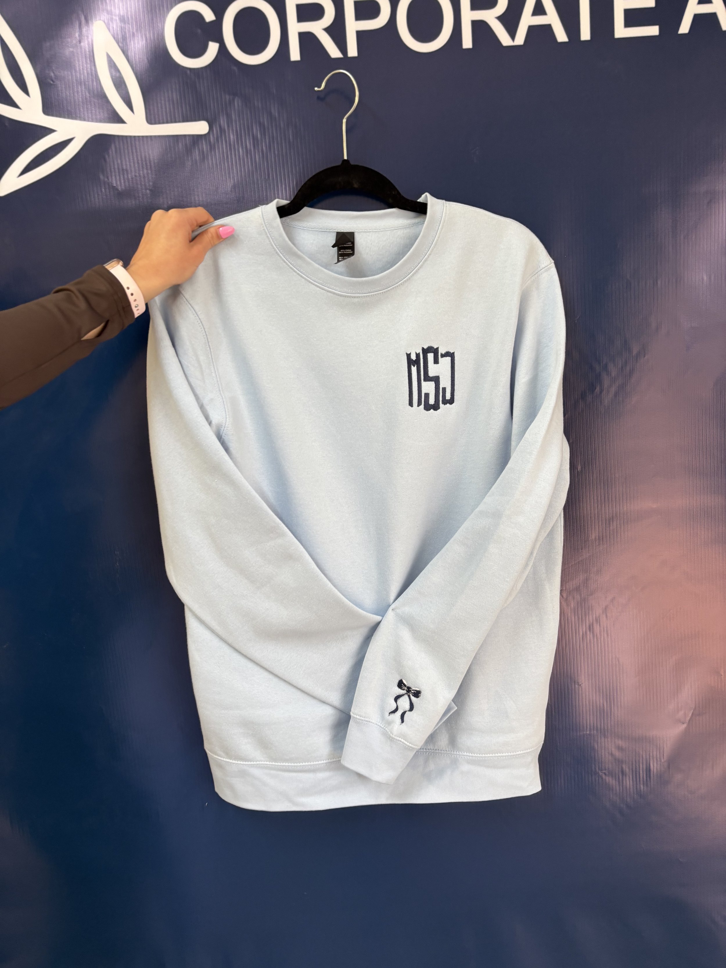 Light Blue Sweatshirt