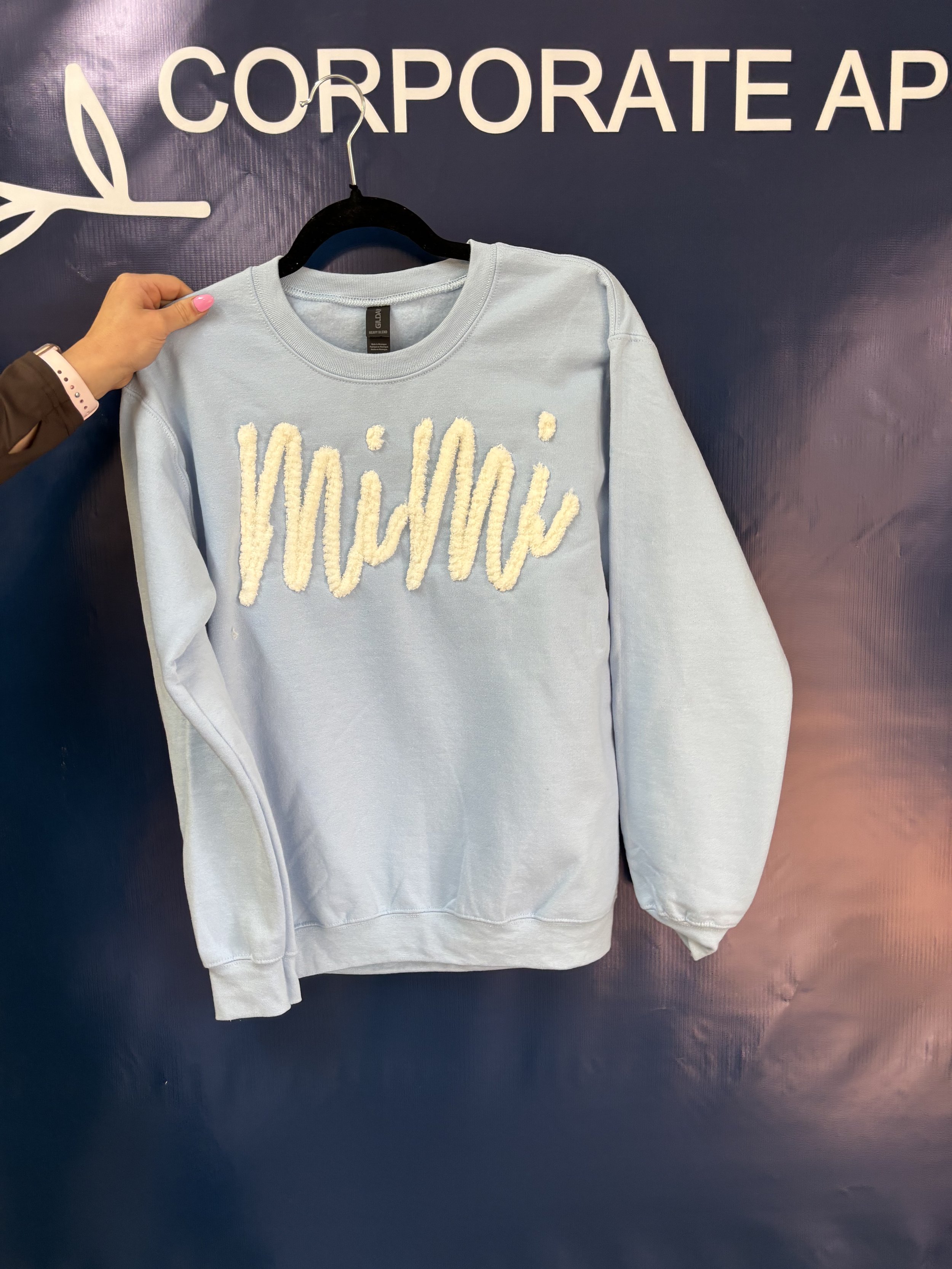 Mimi Blue Sweatshirt