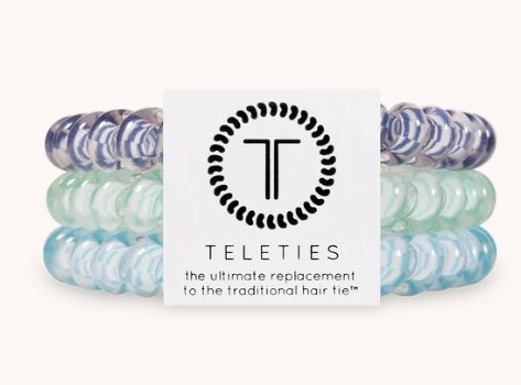 Totally Turquoise Small Hair Ties- Small