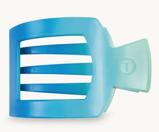 Poolside- Small Flat Square Hair Clip
