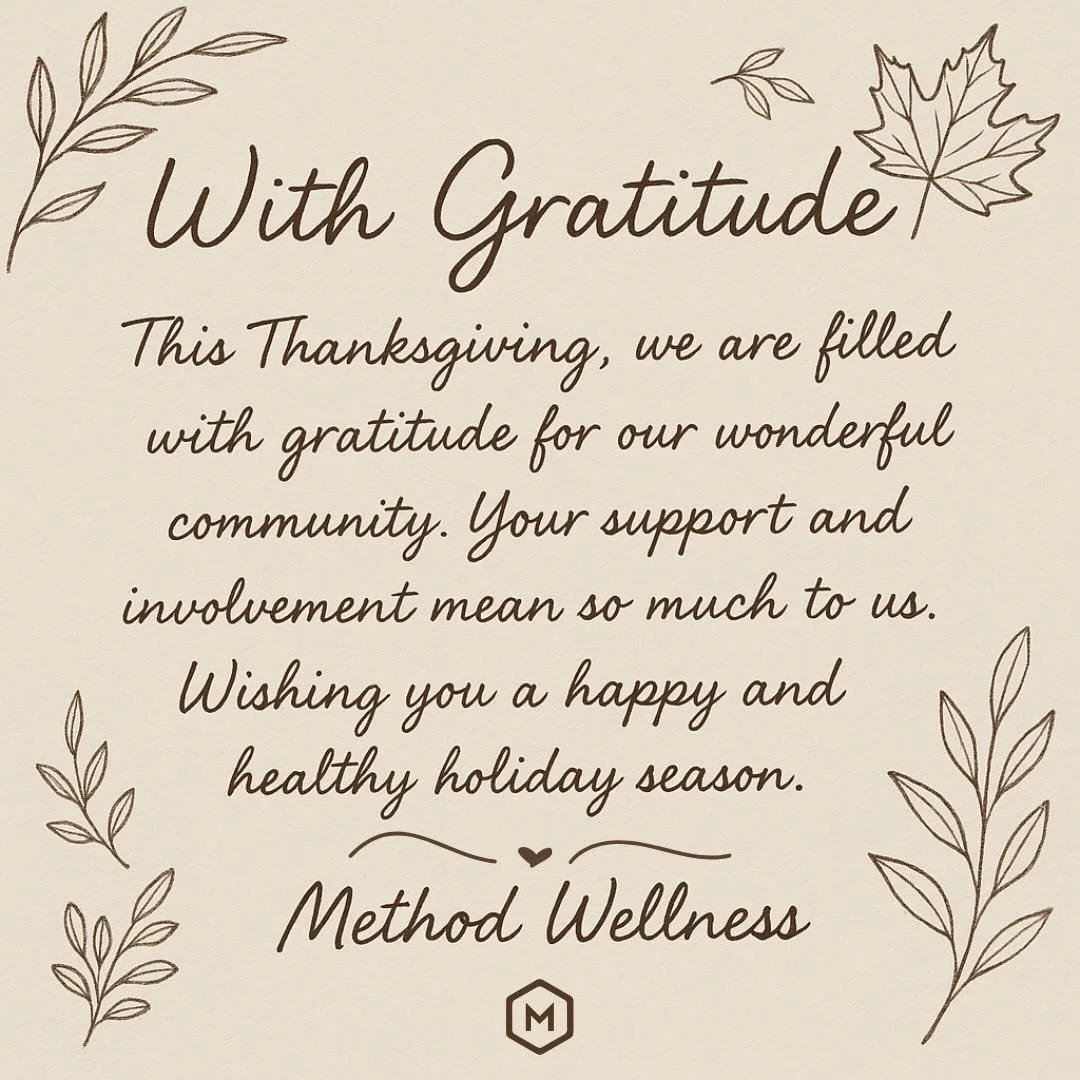 Feeling extra thankful today 🤎
 At Method Wellness, it&rsquo;s never been just yoga, just massage, just strength training, or just PT &mdash; it&rsquo;s the way all of it comes together because of you, our incredible community.

You&rsquo;re the rea