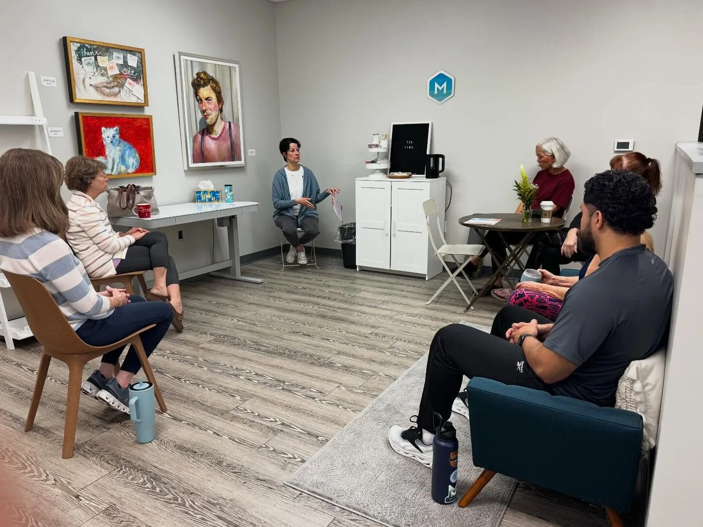 What a beautiful start to the day at our monthly Communi-Tea! 🫖 💙

Thank you to everyone who joined us. We love creating a space for relaxed, supportive conversations &mdash; and it&rsquo;s each of you who makes it happen.

A big thank you to Jenni