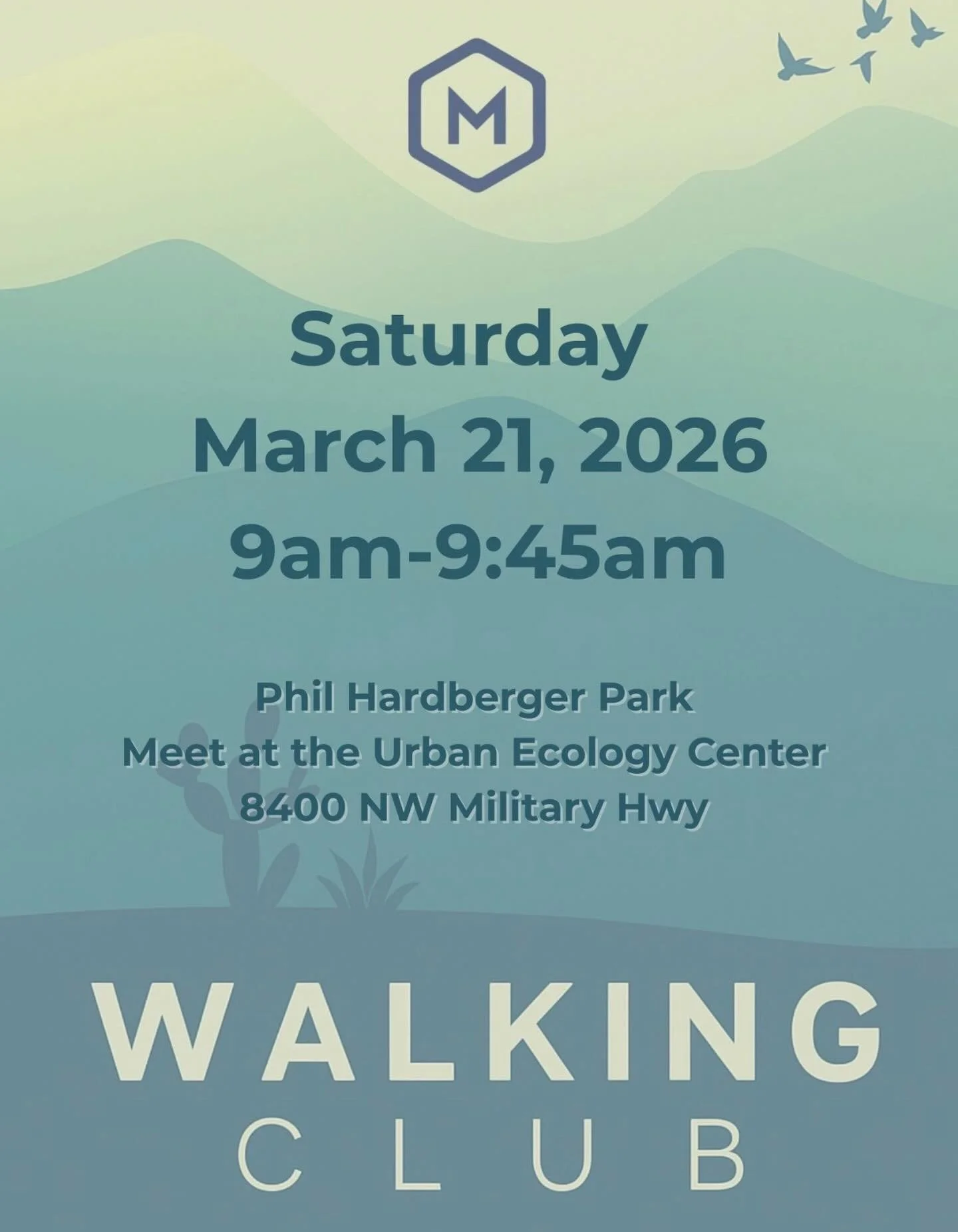 Save the date! 🌿👟

Our next Walking Club is coming up, and we&rsquo;d love for you to join us. Mark your calendar for a relaxed community walk to start the weekend with movement and good company. All paces welcome!

📅 Saturday, March 21, 2026 ⏰ 9: