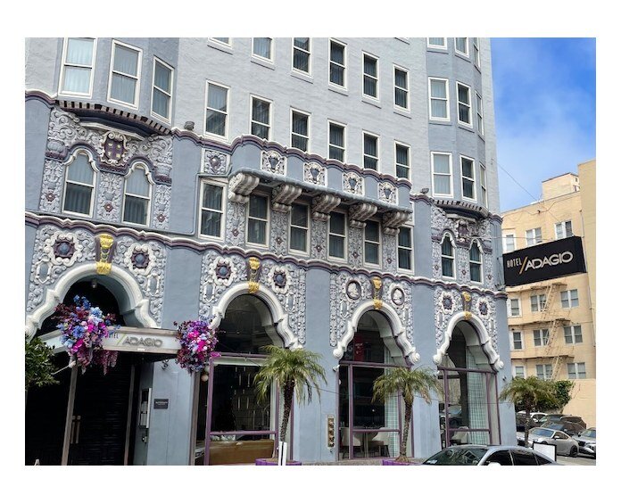 We are blooming for Spring here at Hotel Adagio! 💮 Geary-ing up for Union Square in Bloom 2024. Come by and see our beautiful arrangements by the talented @zaddyblooms. 
.
.
.
#hoteladagiosf #sanfrancisco #unionsquaresf #hotel #travel #retreat #rela