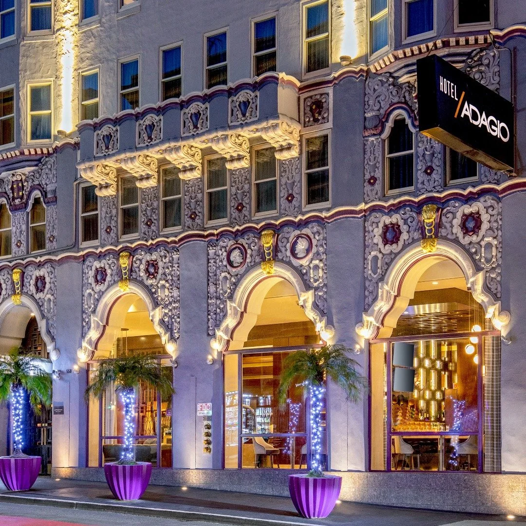Theater nights. Live music. Art-filled afternoons. 🎭 Make Hotel Adagio your cultural headquarters this season &mdash; just minutes from SF&rsquo;s top venues and creative neighborhoods.