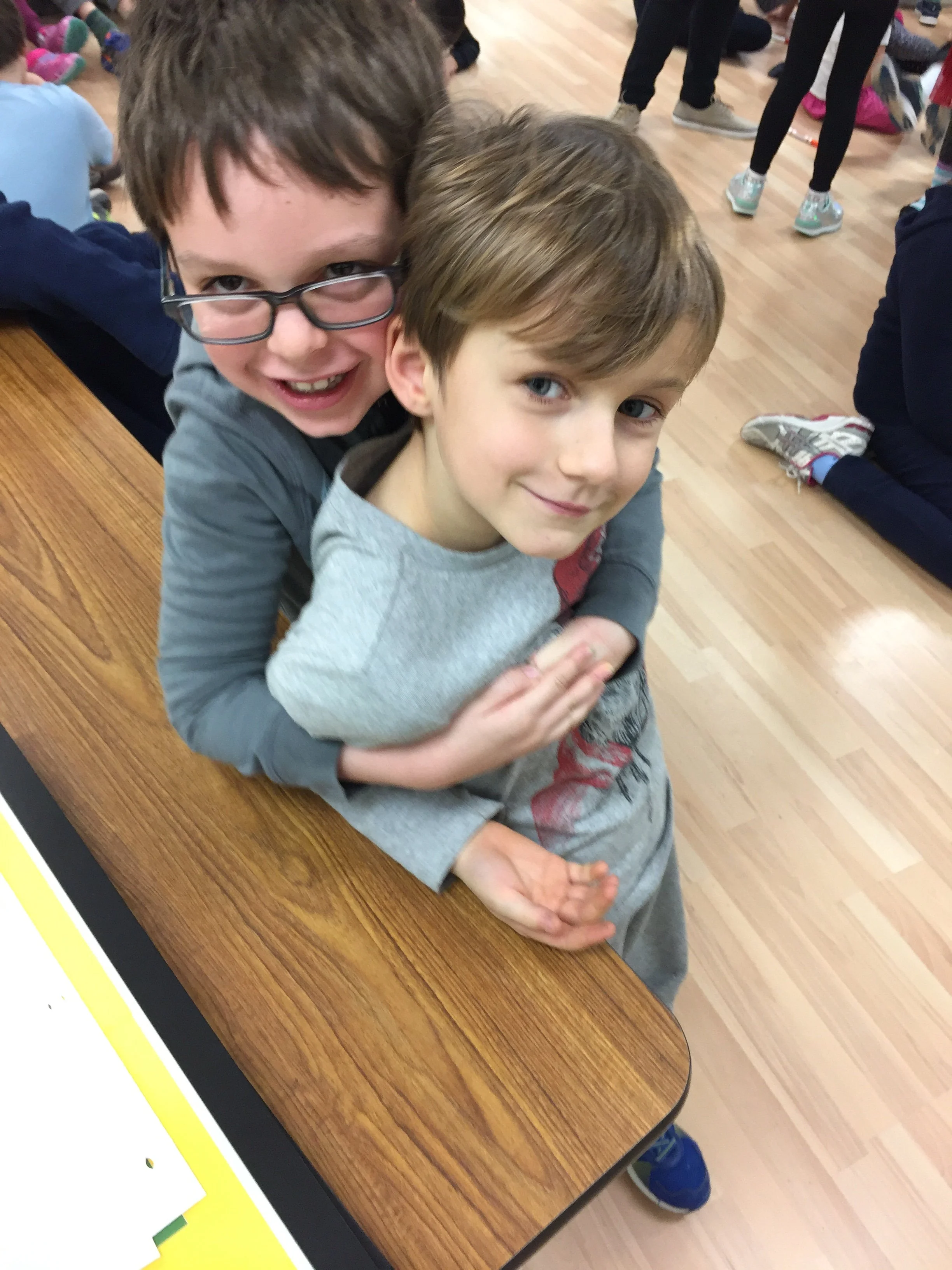 Students building strong connections in a small, supportive classroom environment where they feel safe and understood