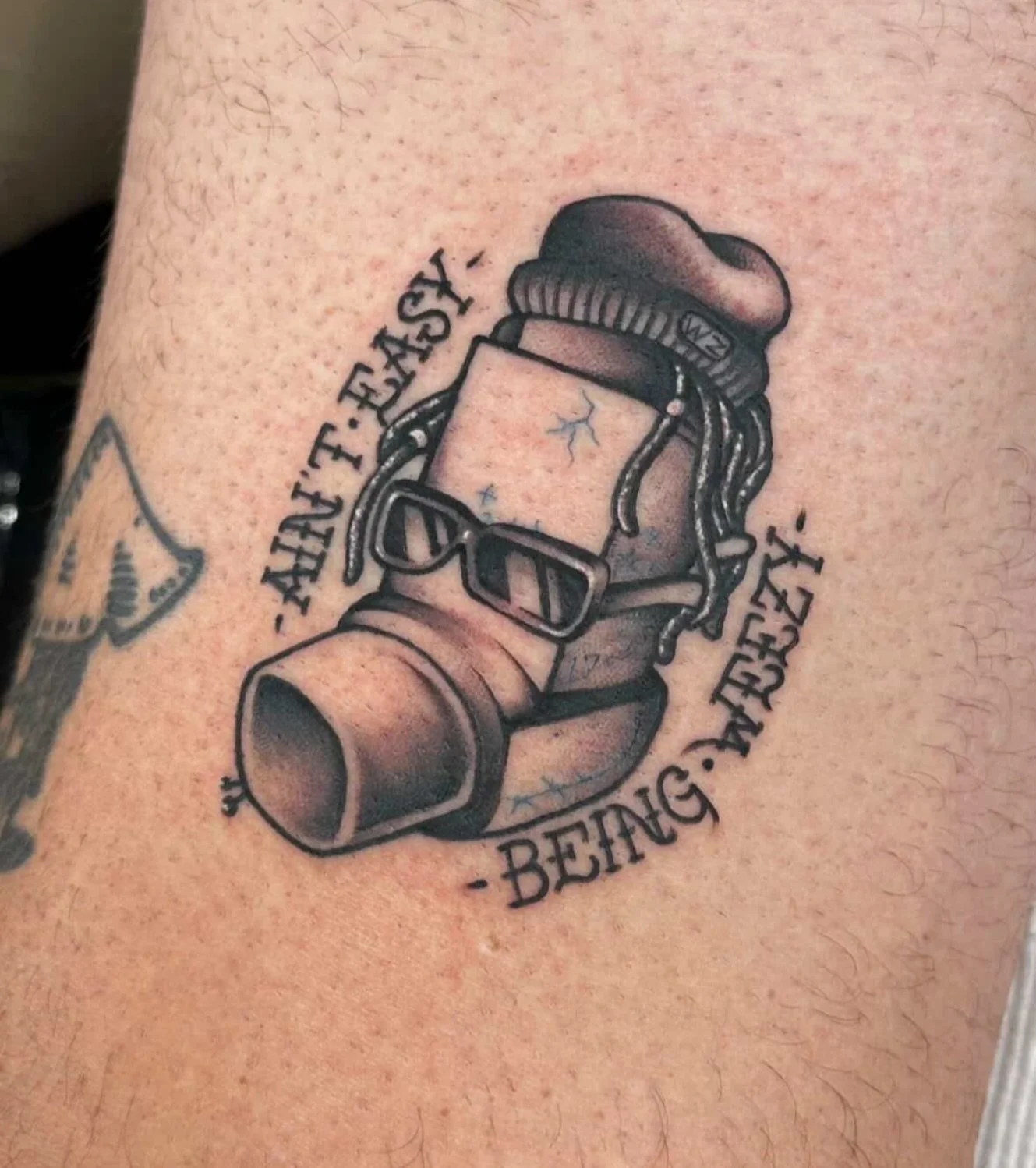 Stoked to tattoo this flash on Keegan.
Got some time next week with heaps of flash ready to go. DM or email oldmatetattoo@gmail.com for bookings  Done @shipshapetattoo