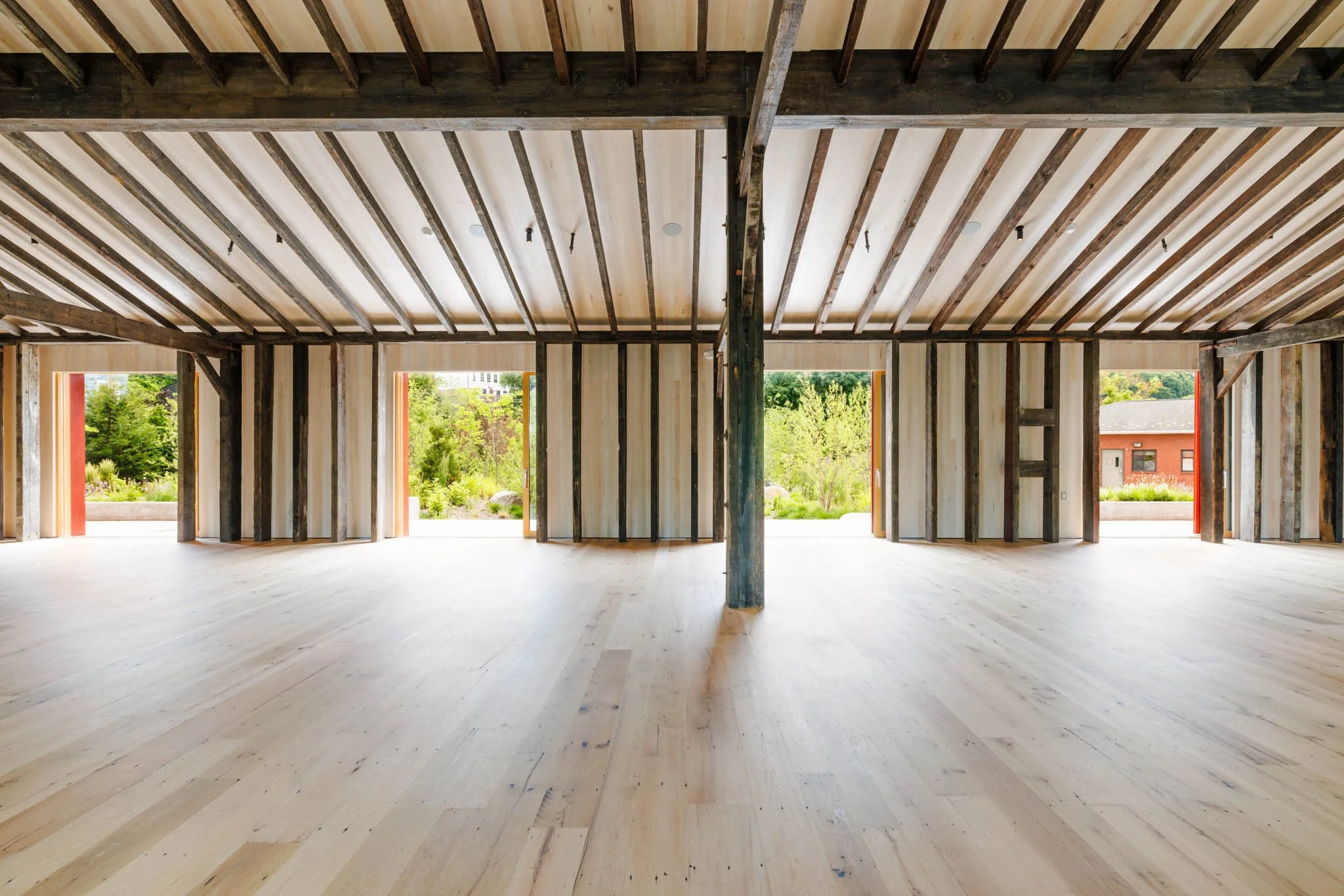 Main Hall View of Gardens