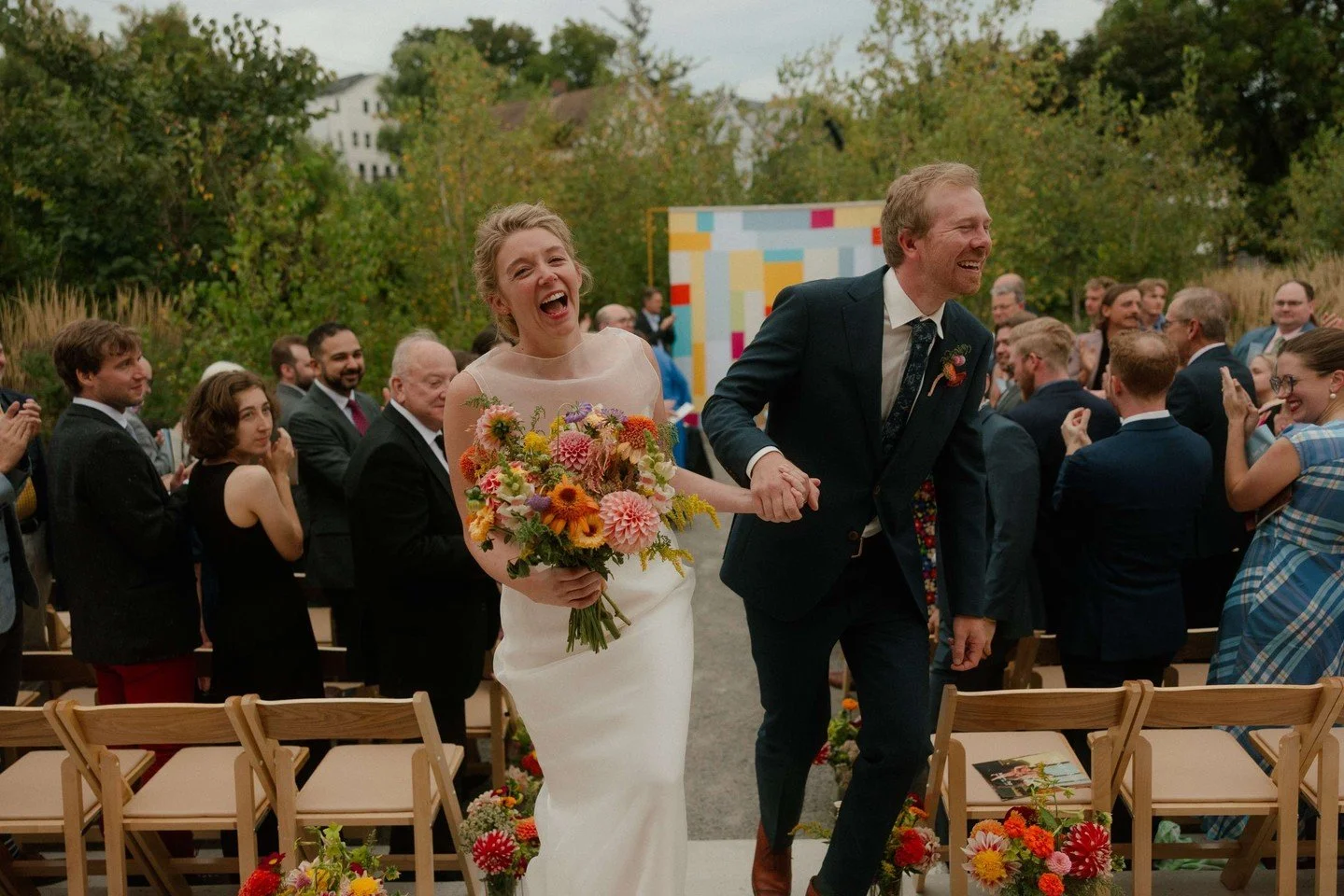 A beautiful September wedding for Kate + Reed 💐✨We loved hosting such a joyful day here at The Caboose on September 13th &mdash; what a celebration!

Captured so perfectly by @caitlacoop 📸
.
.
.
#thecaboosehudson #hudsonvalleywedding #upstateweddin