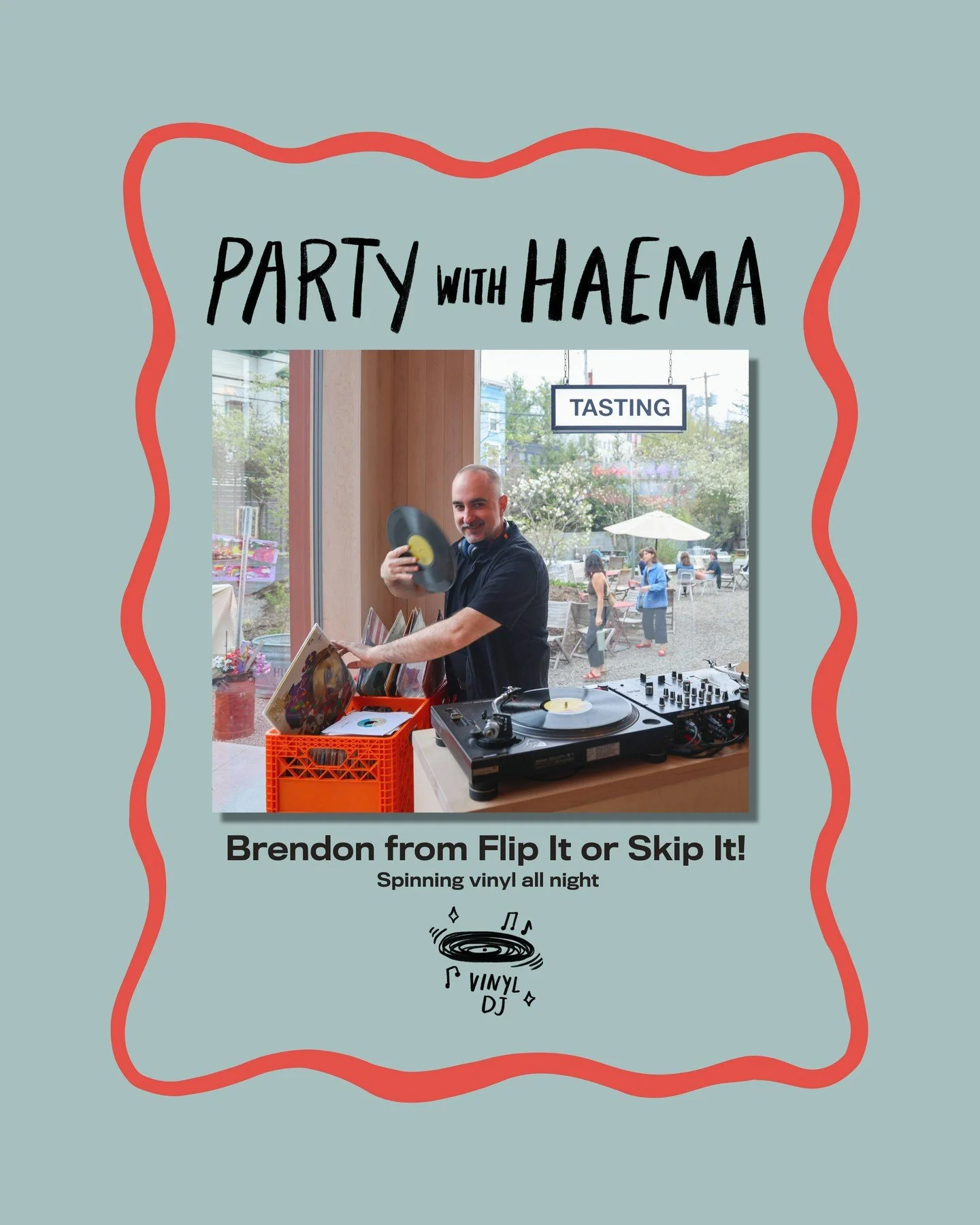 Setting the vibe at our party with @haemahospitality will be Brendon Clark, the mind behind Hudson&rsquo;s long-running @kittyshudsonny favorite, @flipit_or_skipit!

A Hudson local with deep roots in the NYC music scene, Brendon began his career play