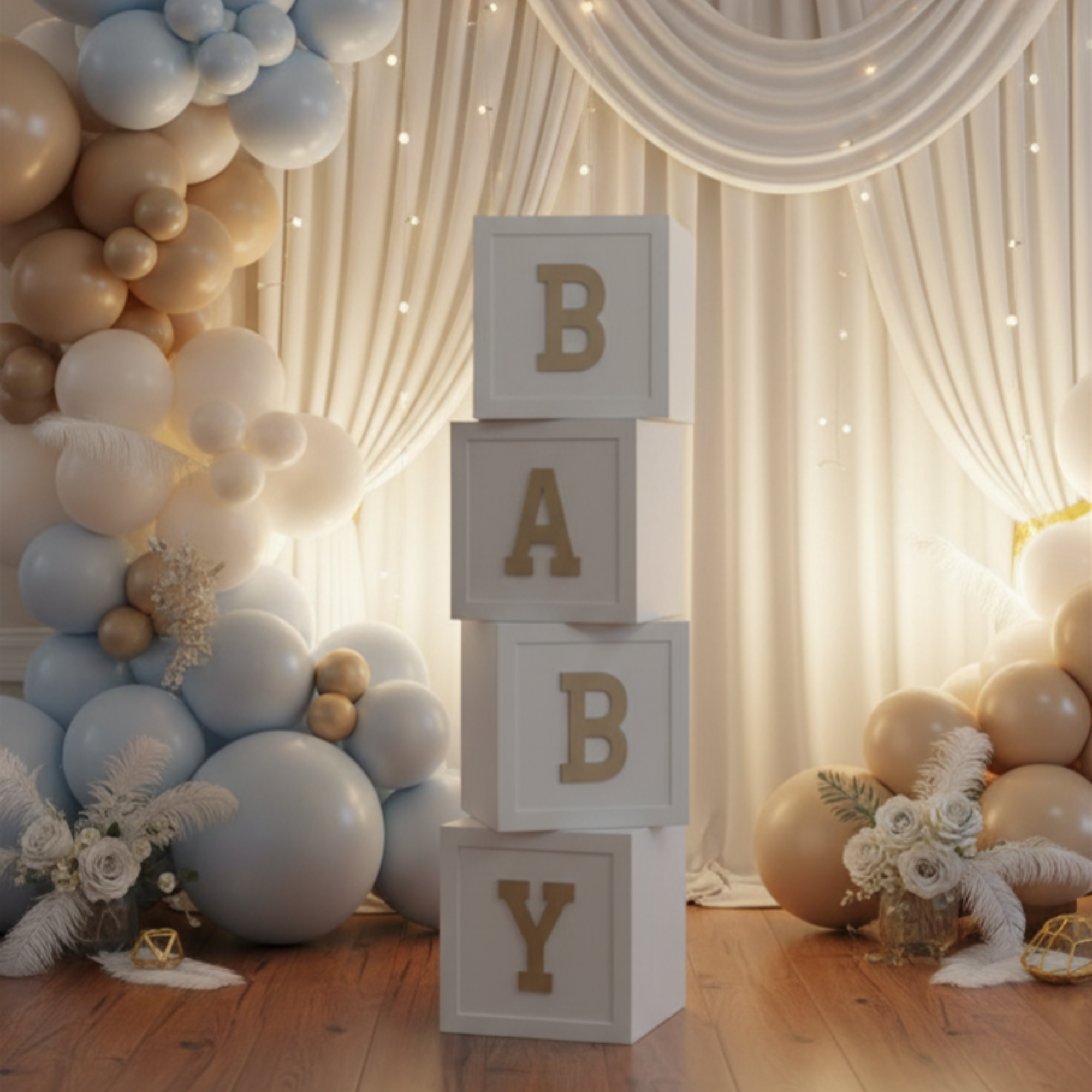 A soft, playful touch for baby showers and celebrations