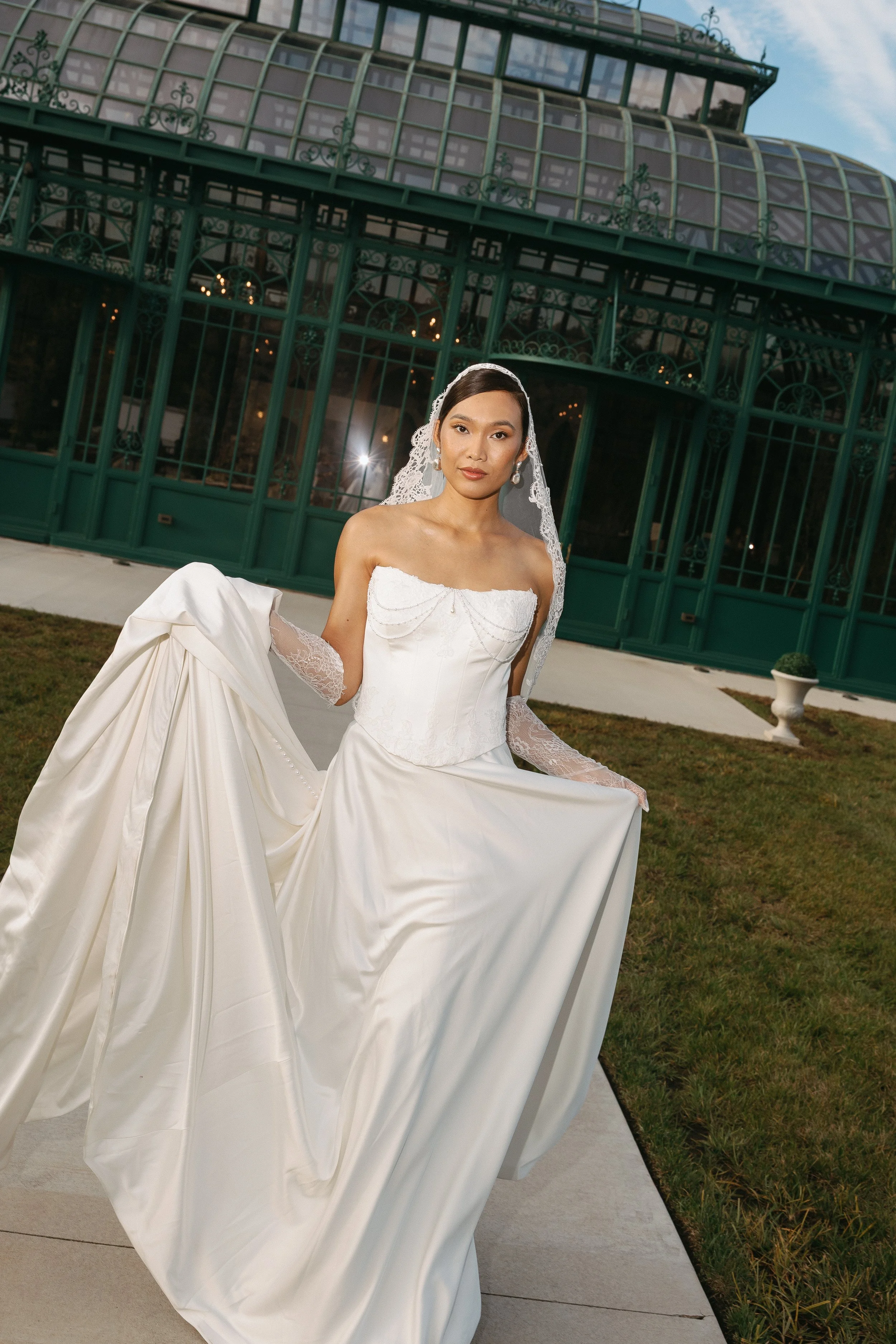 Greta bodice by evie young, available in Hickory NC bridal shop