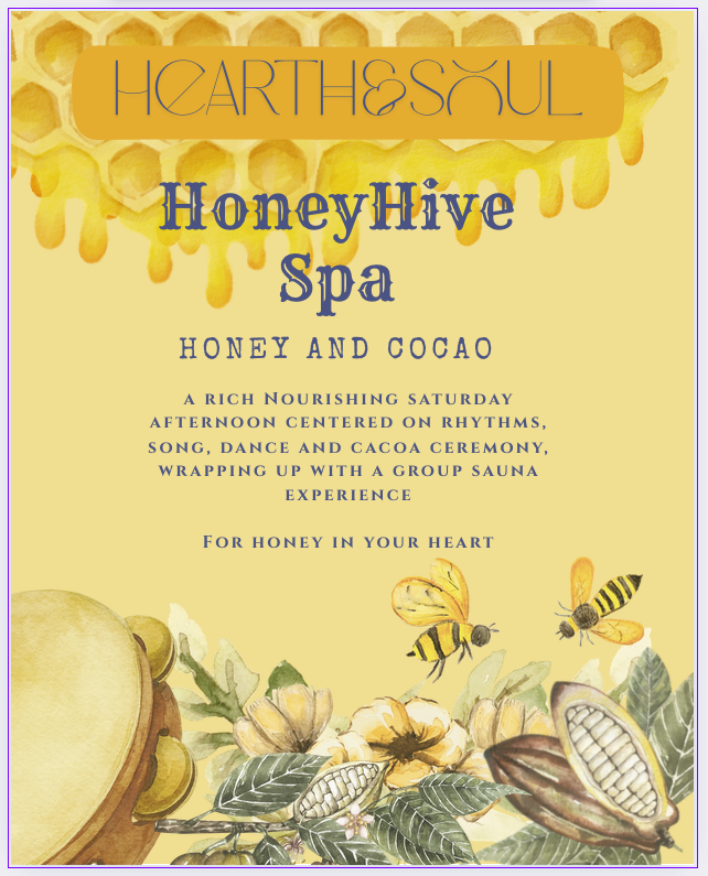 POSTER FOR HONEY HIVE SPA