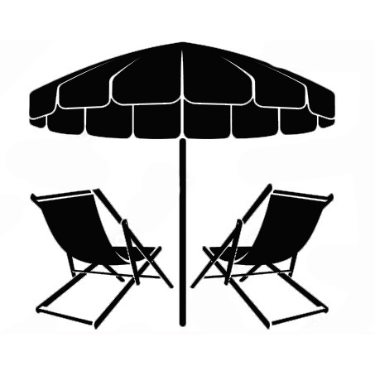 Beach Chairs & Umbrella
