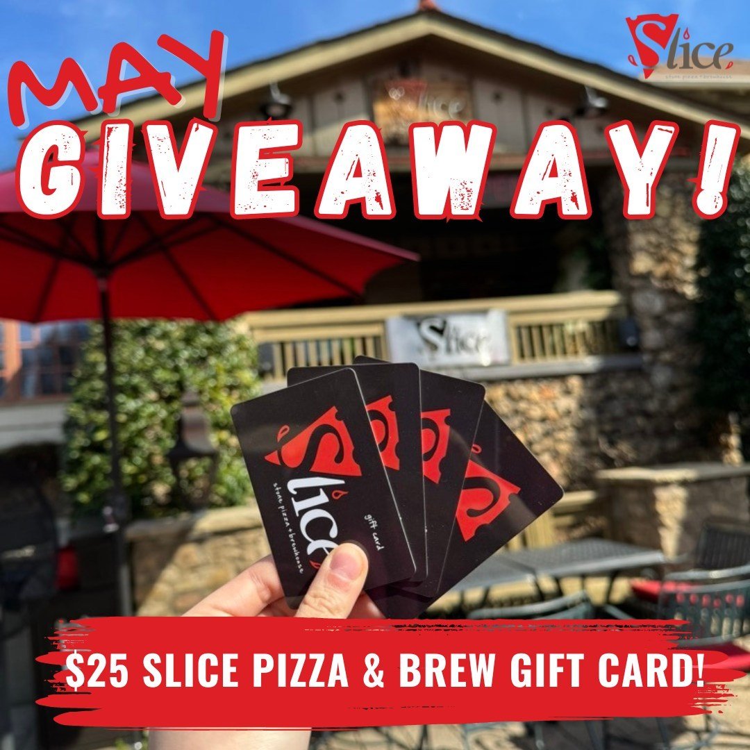 BIG NEWS‼️We are giving away $25 Slice gift cards to 4️⃣ winners! All you have to do is:⁠
⁠
Follow @SlicePizzaAndBrew!⁠
Like this post!⁠
Tag three of your pizza-lovin&rsquo; besties! 🍕⁠
Repost on your story for an extra entry!⁠
⁠
Winners announced 5