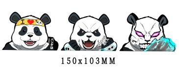 Jujutsu Kaisen Panda 3D Car Sticker