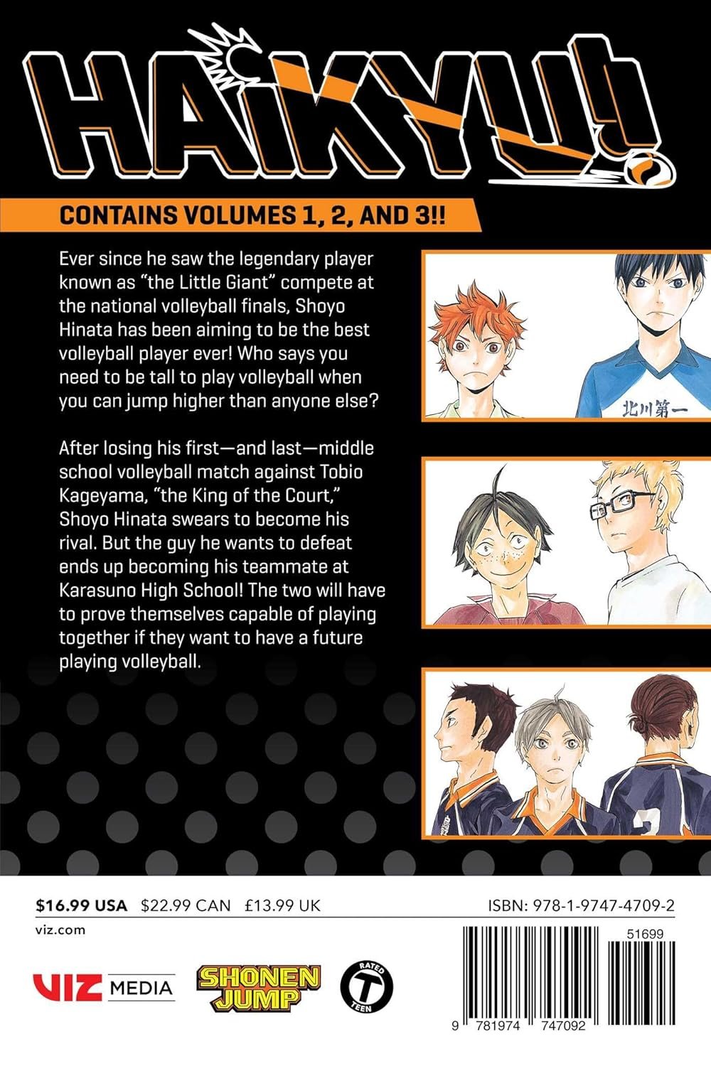 Haikyu!! (3-in-1 Edition) Manga Volume 1