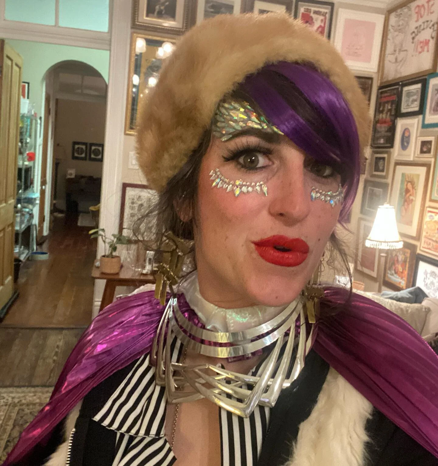 You are always a good time New Orleans! Caught some goodies in the muses parade and watched a couple shoe fights. My cheeks hurt from laughing so hard these last few days. We finished it up with a satanic abba band. This was a trip for the books, no 