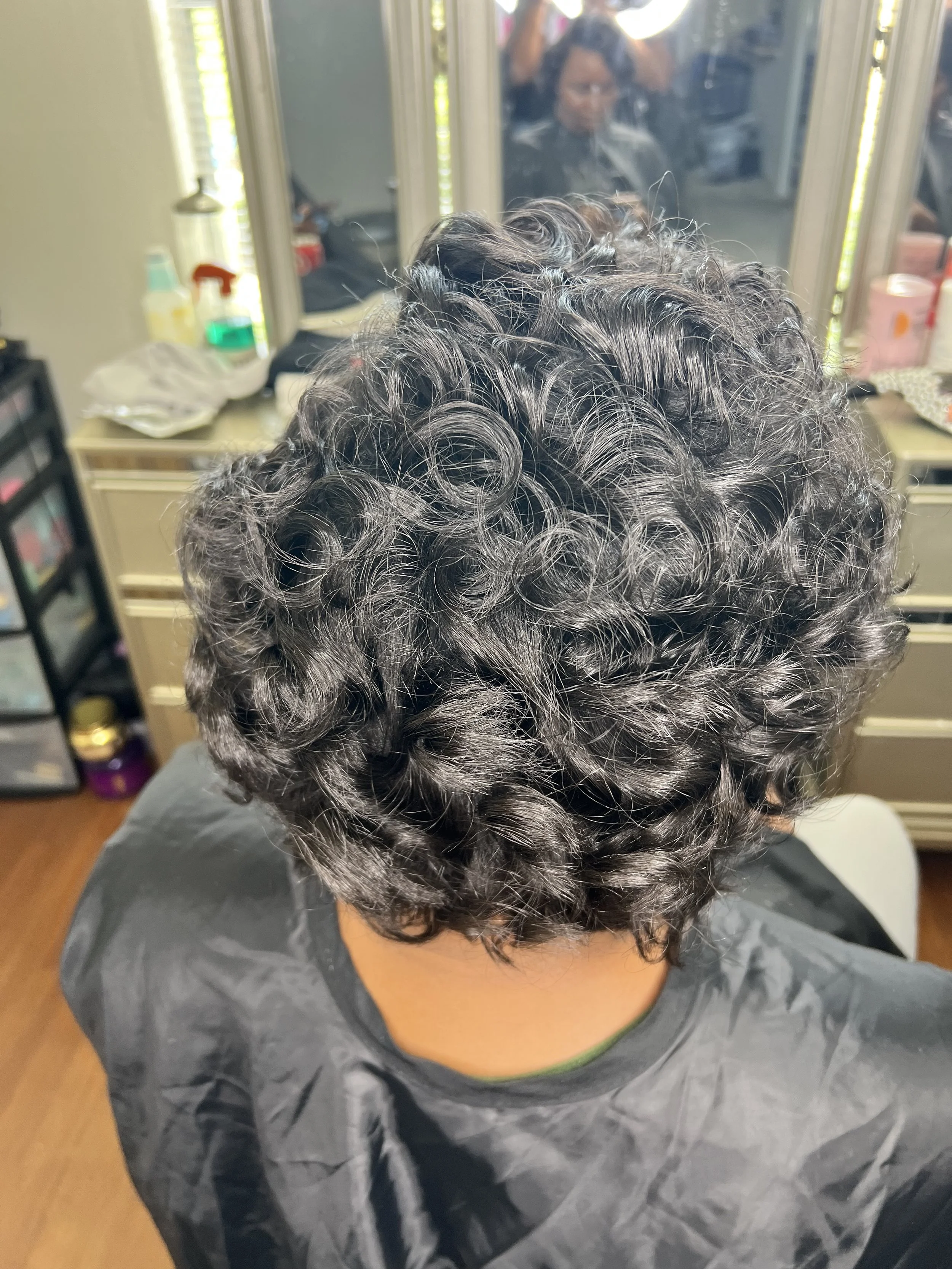 Silk Press on Natural Hair