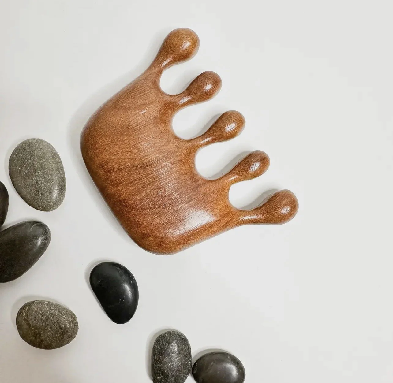 Natural Sandalwood Scalp Massager