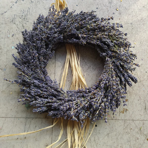 Lavender Wreath and Dessert Bar