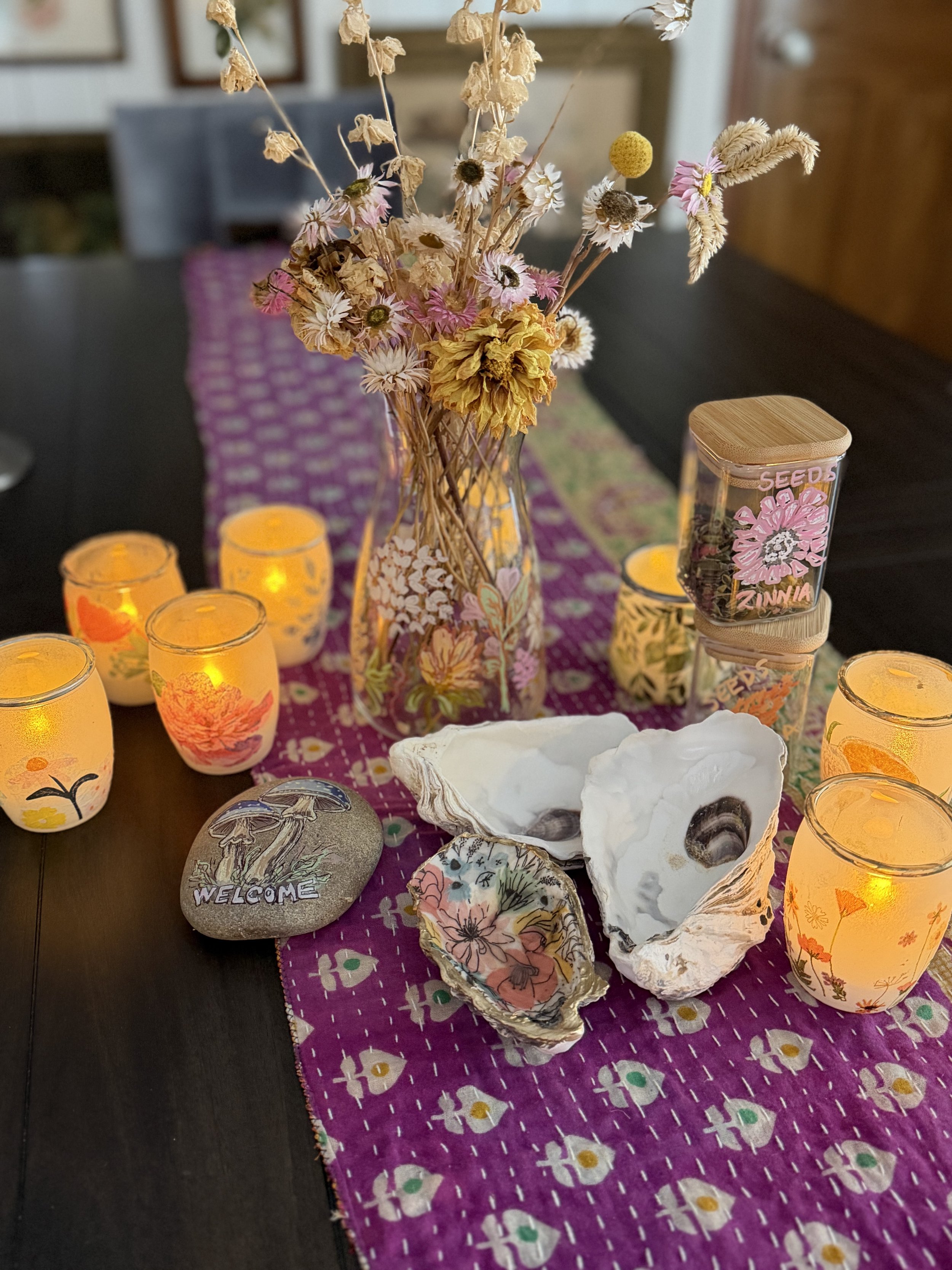 Winter Crafting and Hot Chocolate