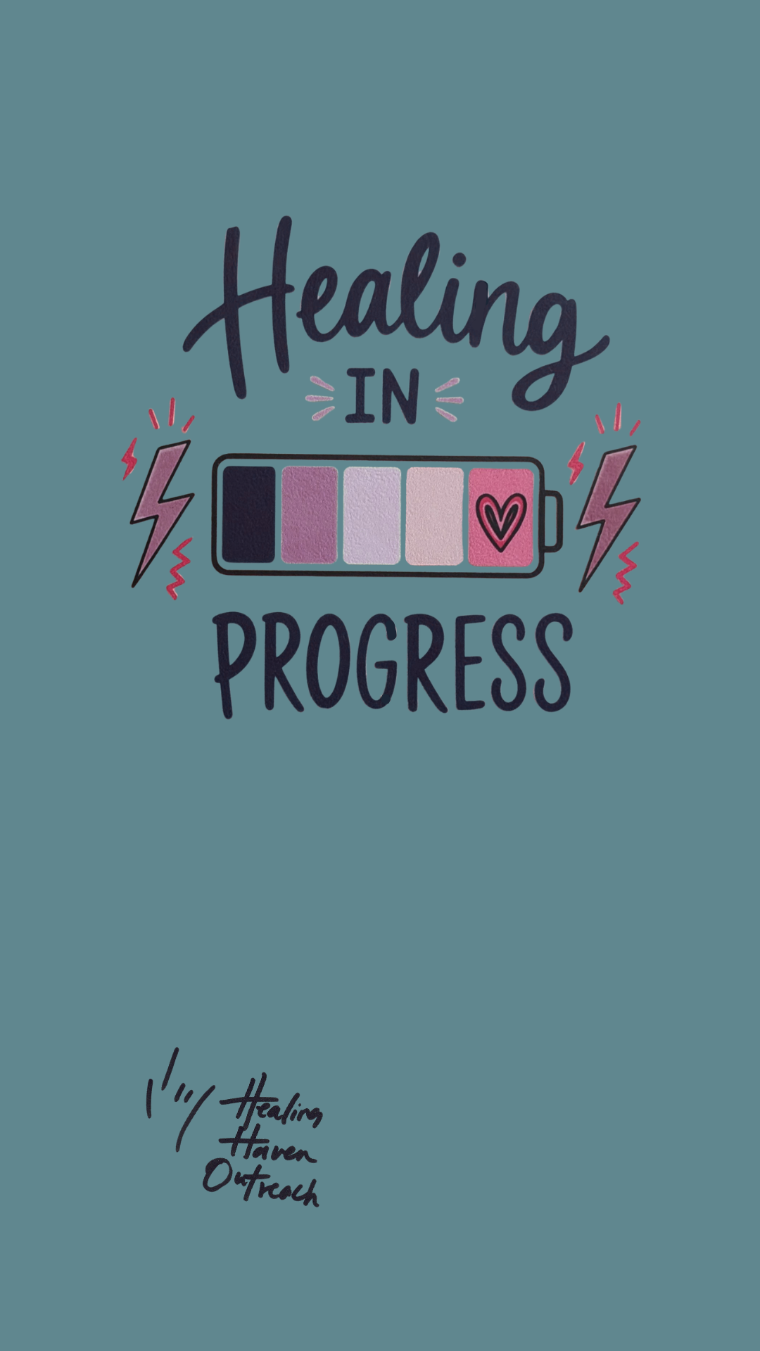 Healing in Progress Phone Wallpaper