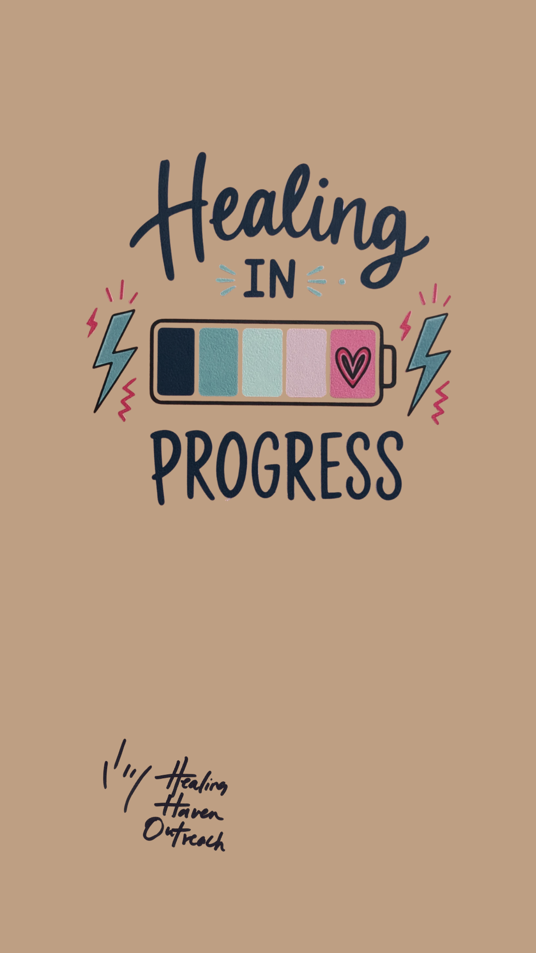 Healing in Progress Phone Wallpaper