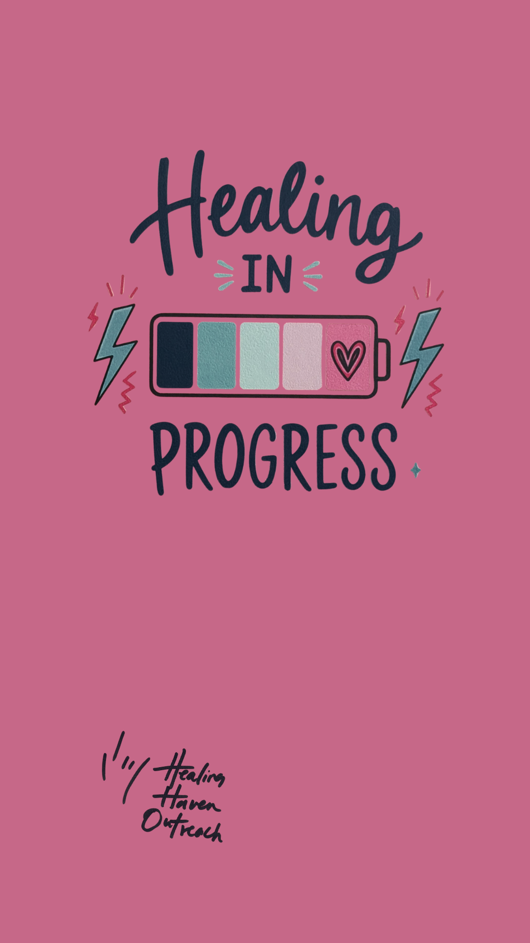 Healing in Progress Phone Wallpaper