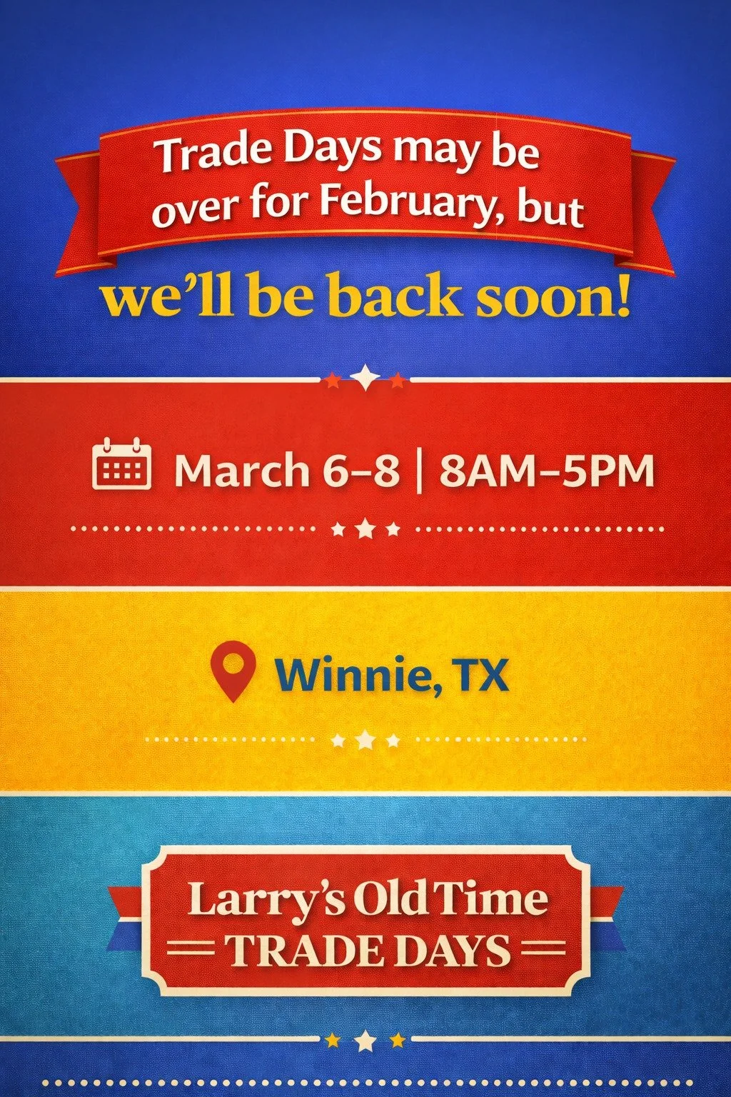 Larry's Old Time Trade Days