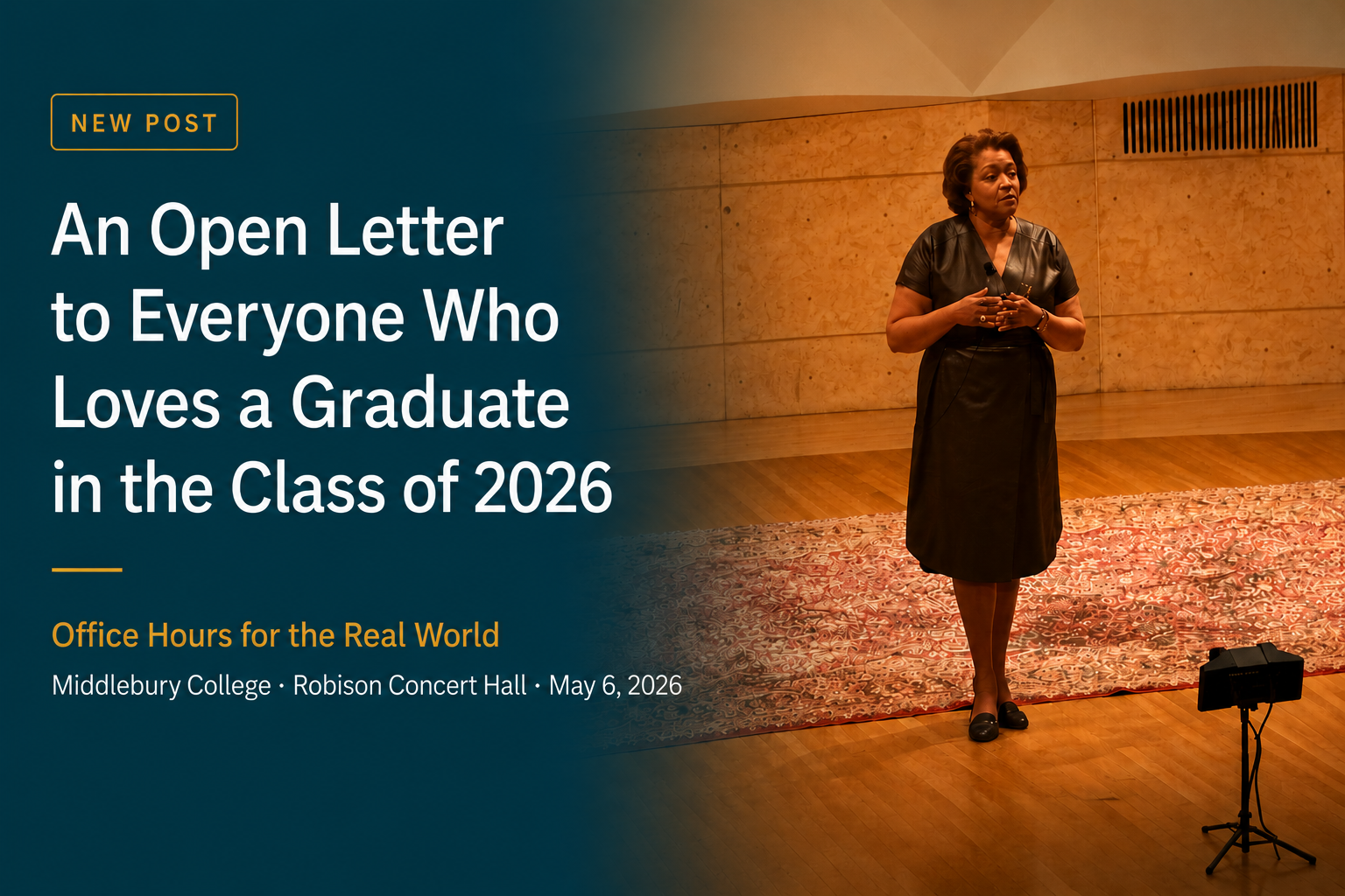 An Open Letter to Everyone Who Loves a Graduate in the Class of 2026 | Giant Steps with Leilani Brown