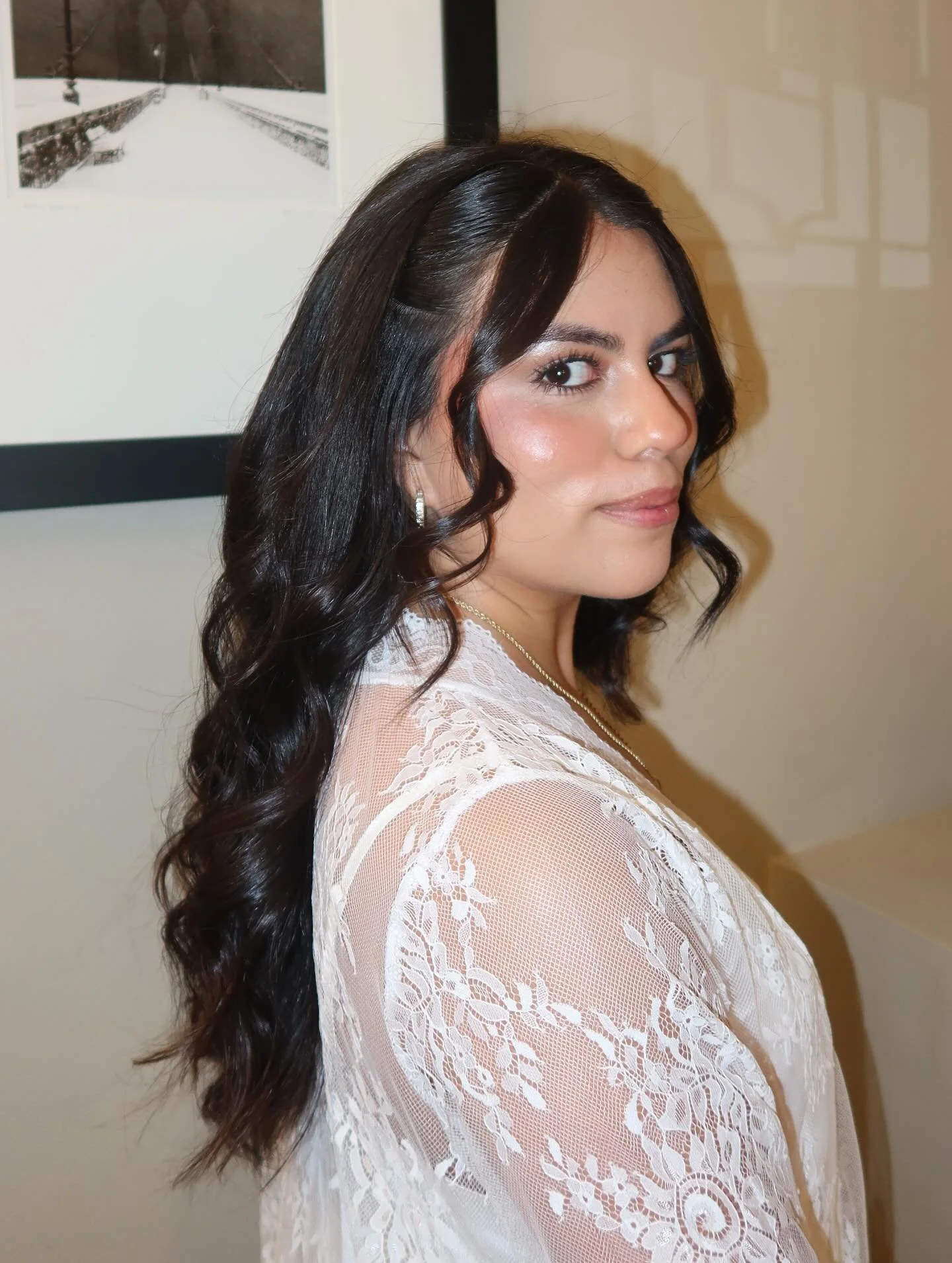 Prettiest bride! 
Hair by Jessica 
@makeup_by_jessicarobertson