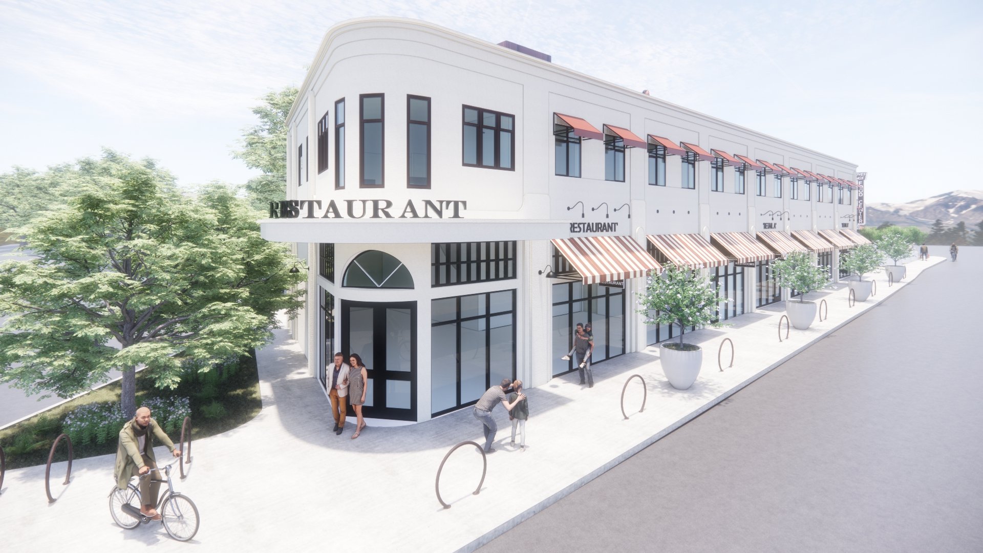 New Restaurant & Retail w/ (21) Apartments...