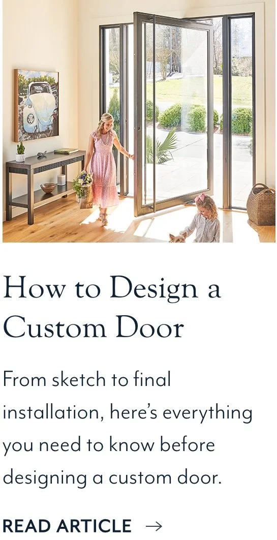 How to Design a Custom Door