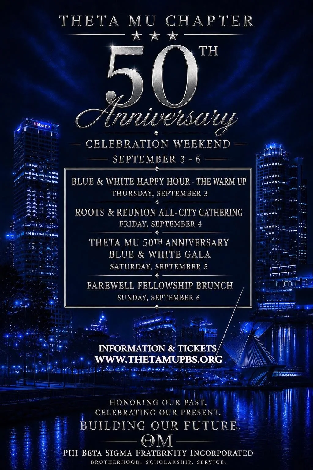 Phi Beta Sigma’s Theta Mu Chapter’s 50th Anniversary 