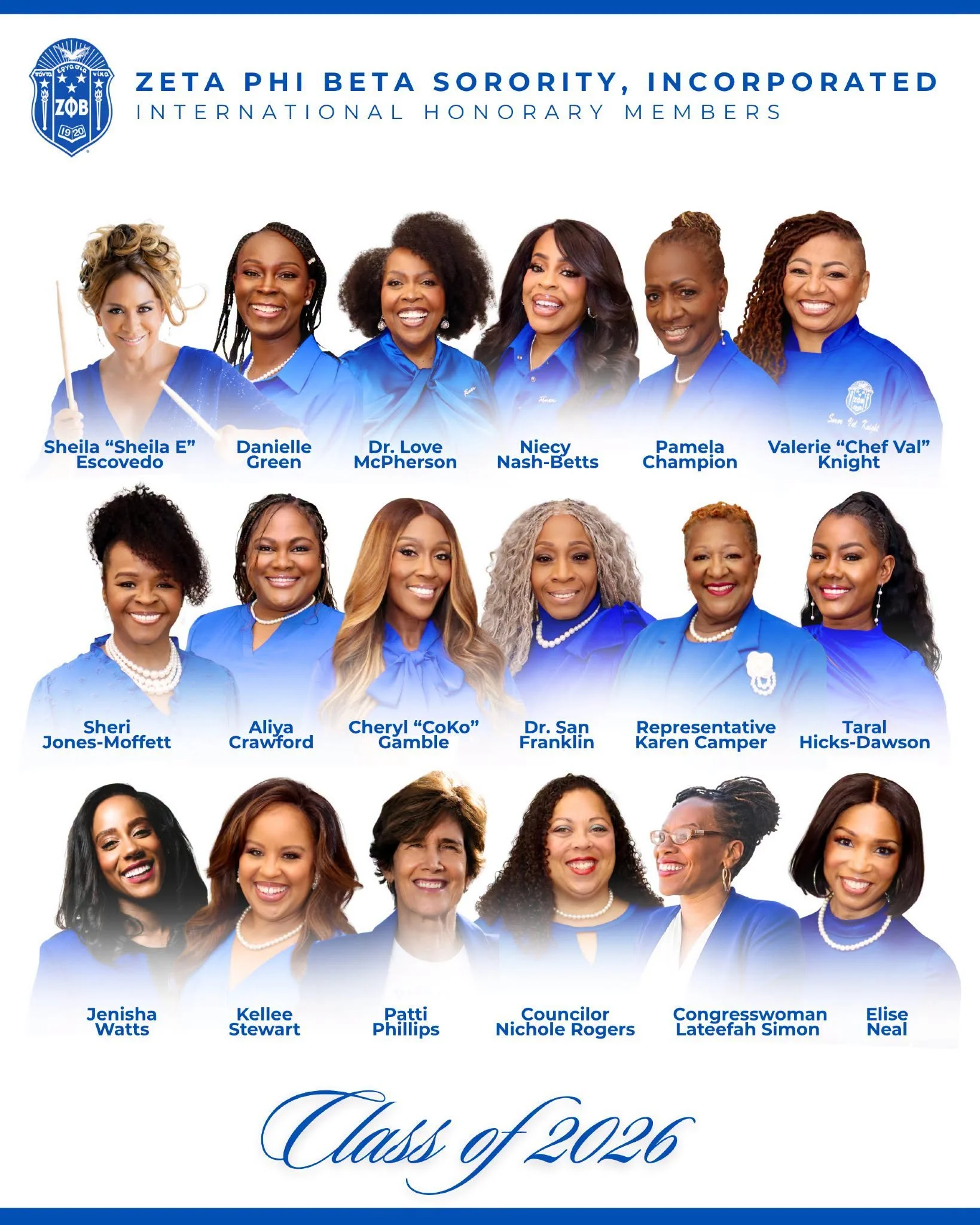 Welcome to our 2026 International Honorary Members