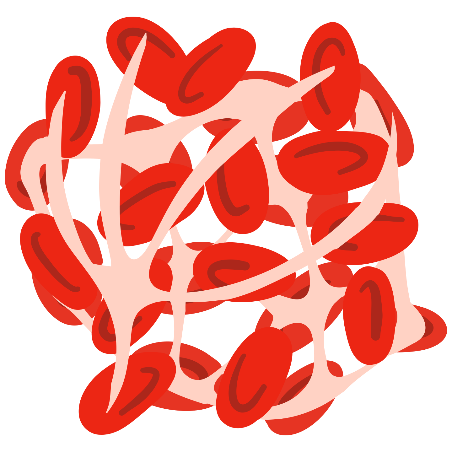 Digital Blood Clot Icon