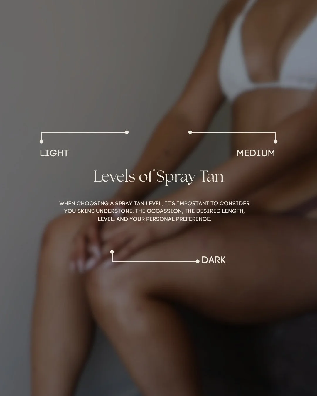 The different levels of a spray tan 😍⁠
⁠
At Tanned Co, we have a Colour Quiz so you can choose your best shade. ⁠
⁠
Head to our website to try now!⁠
⁠
#tannedco #smeatongrange #smeatongrangebeauty #southwestsydney #spraytansydney #sydneyspraytan #sp