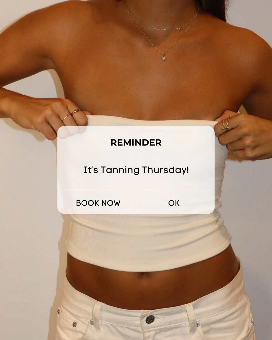 Reminder: It's tanning Thursday's. ⁠
⁠
Need a last minute glow? Book now via the link in our bio!⁠
⁠
#tannedco #smeatongrange #smeatongrangebeauty #southwestsydney #spraytansydney #sydneyspraytan #spraytanstudio #tanningstudio #automatedspraytan #now