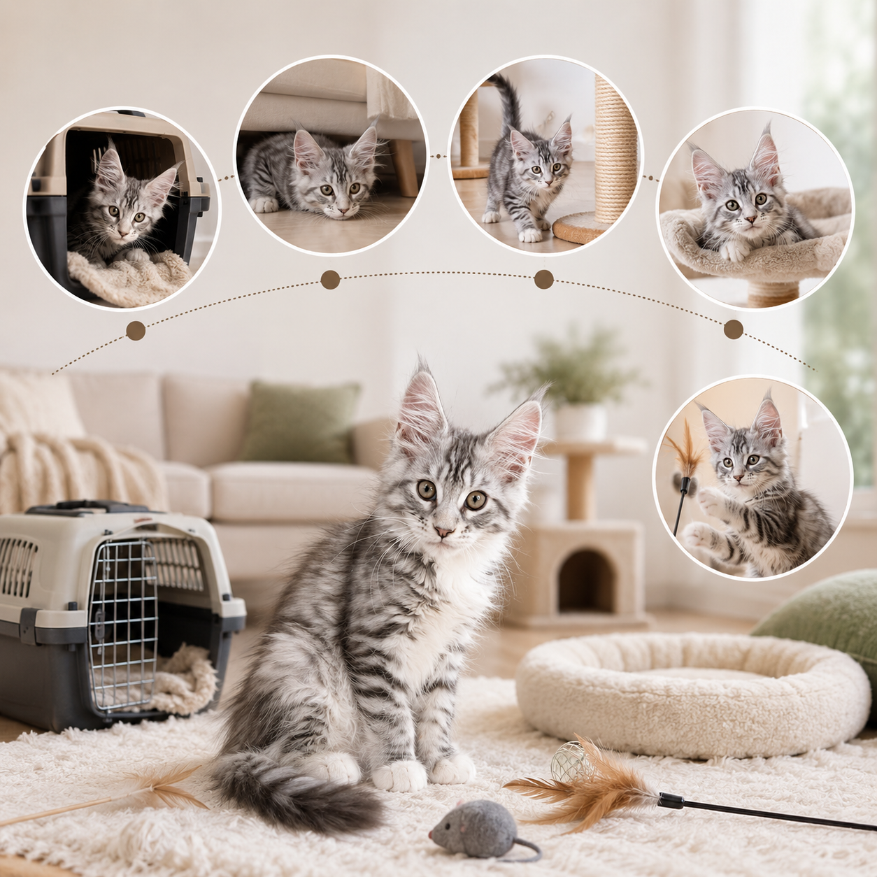 🐾 Typical Kitten Adjustment Timeline