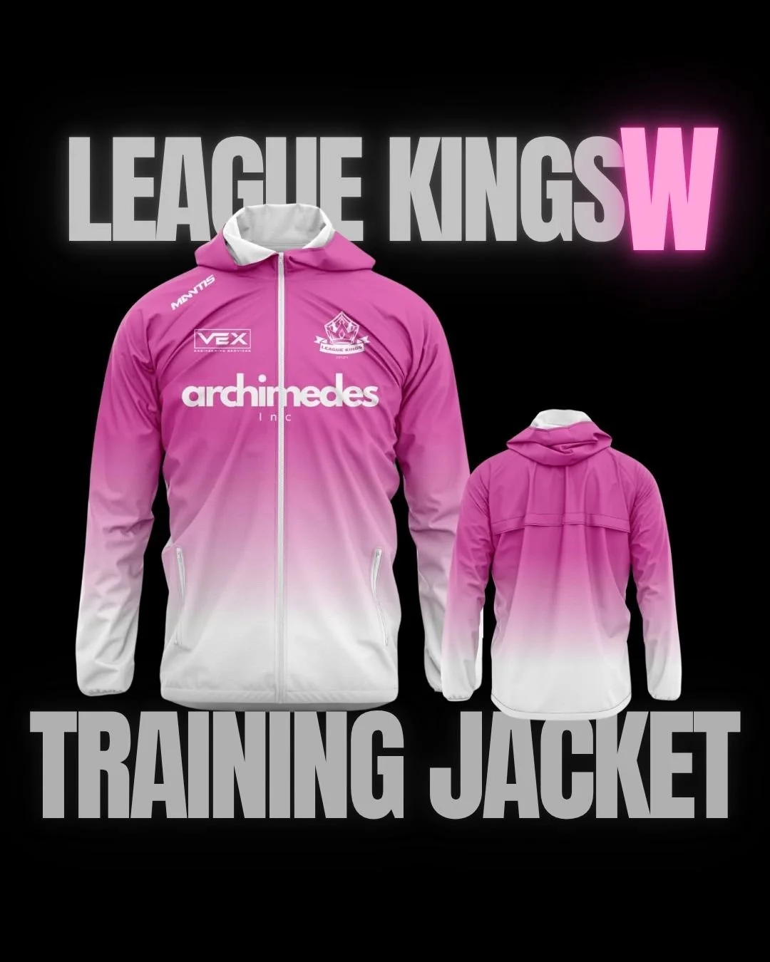 LKW Waterproof Training Jacket- Pre Order May