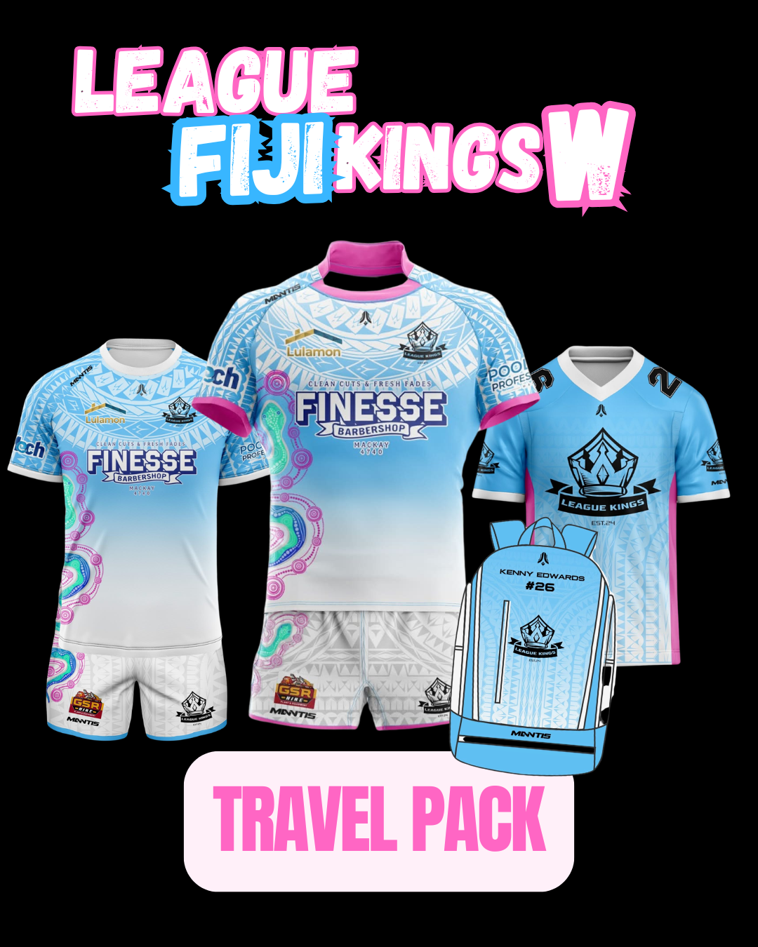 Fiji - League Kings Travel Pack