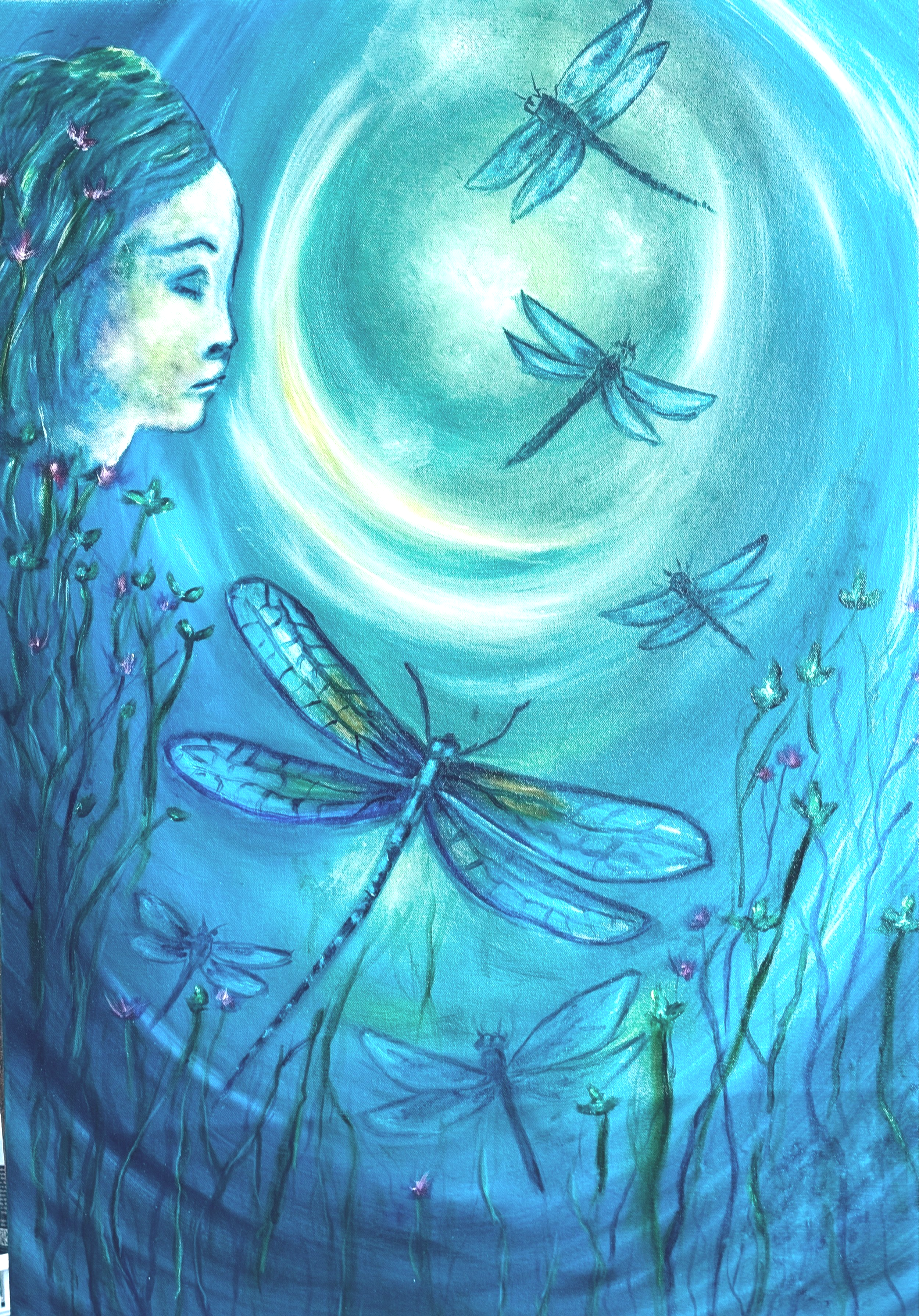 Women reflecting on her own ascension