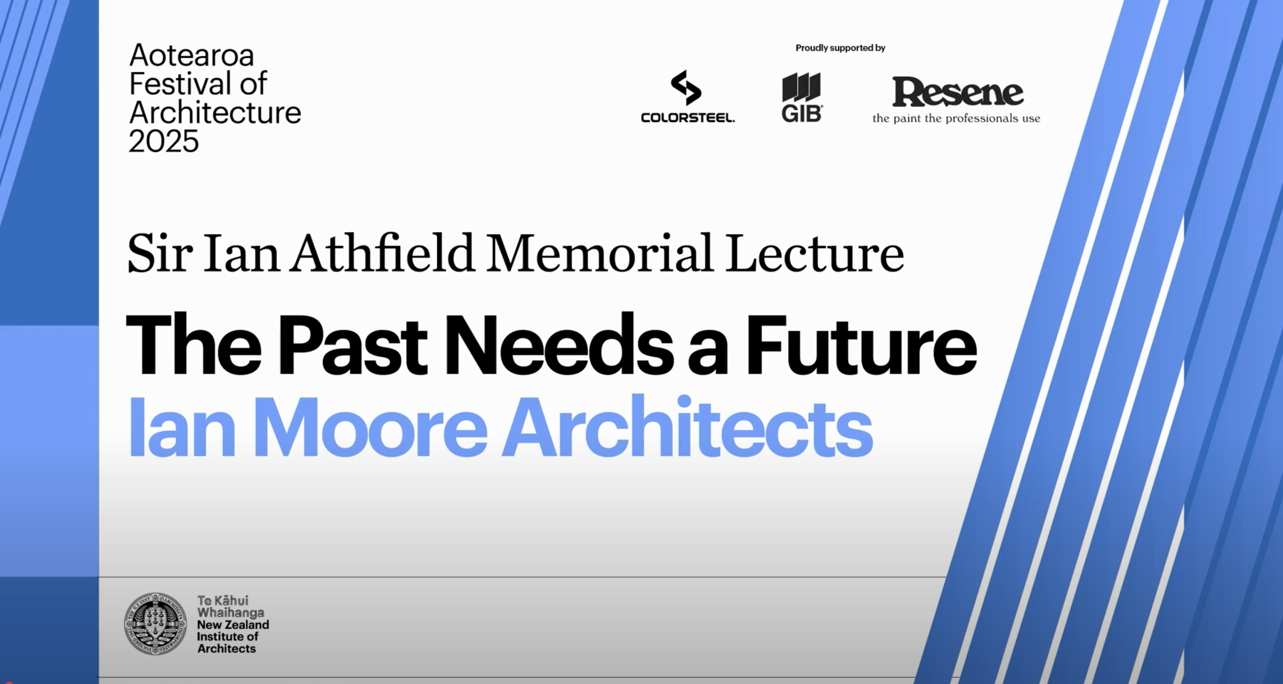 29.09.25 'The Past Needs a Future' presented by Ian Moore