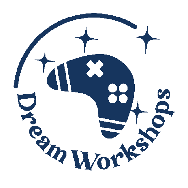 Logo DreamWorkshops - Stage de vacance Jeux vidéo (11 - 17 ans) - Atelier et formation pour adolescent - Workshops Luxembourg
