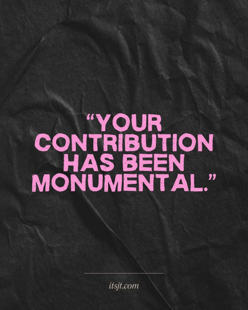 Nice Things People Said