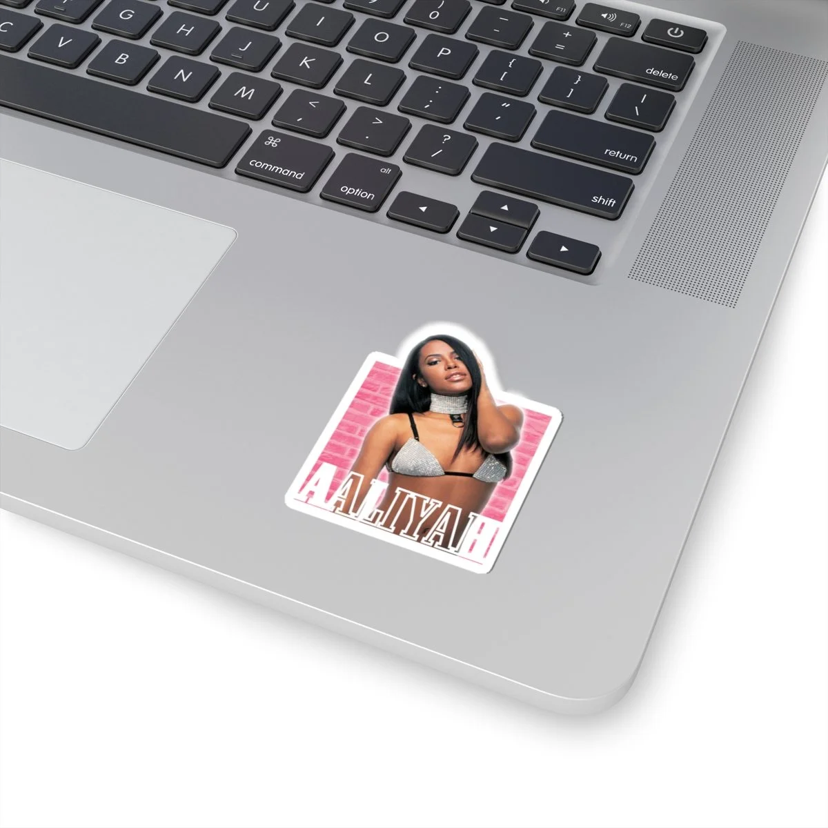 Aaliyah kiss-cut sticker