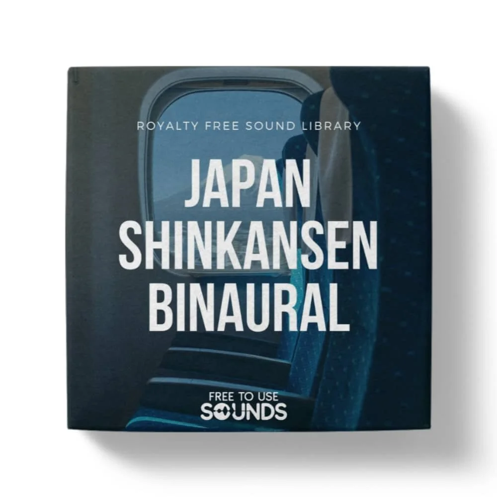Binaural Shinkansen Interior Sound Library